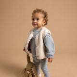Noppies Baby bodywarmer whitecap-gray
