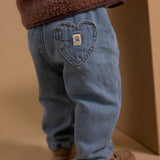 Noppies Baby broek light-blue-denim