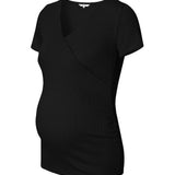Noppies Maternity voedings-T-shirt sanson-black