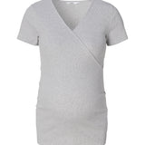 Noppies Maternity voedings-T-shirt sanson-grey-melange