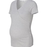 Noppies Maternity voedings-T-shirt sanson-grey-melange