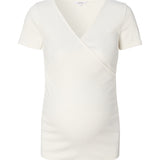 Noppies Maternity voedings-T-shirt sanson-cream