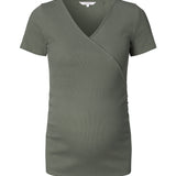Noppies Maternity voedings-T-shirt sanson-olive