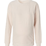 Noppies Maternity trui met voedingsfunctie lesy-oatmeal