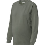 Noppies Maternity trui met voedingsfunctie lesy-olive