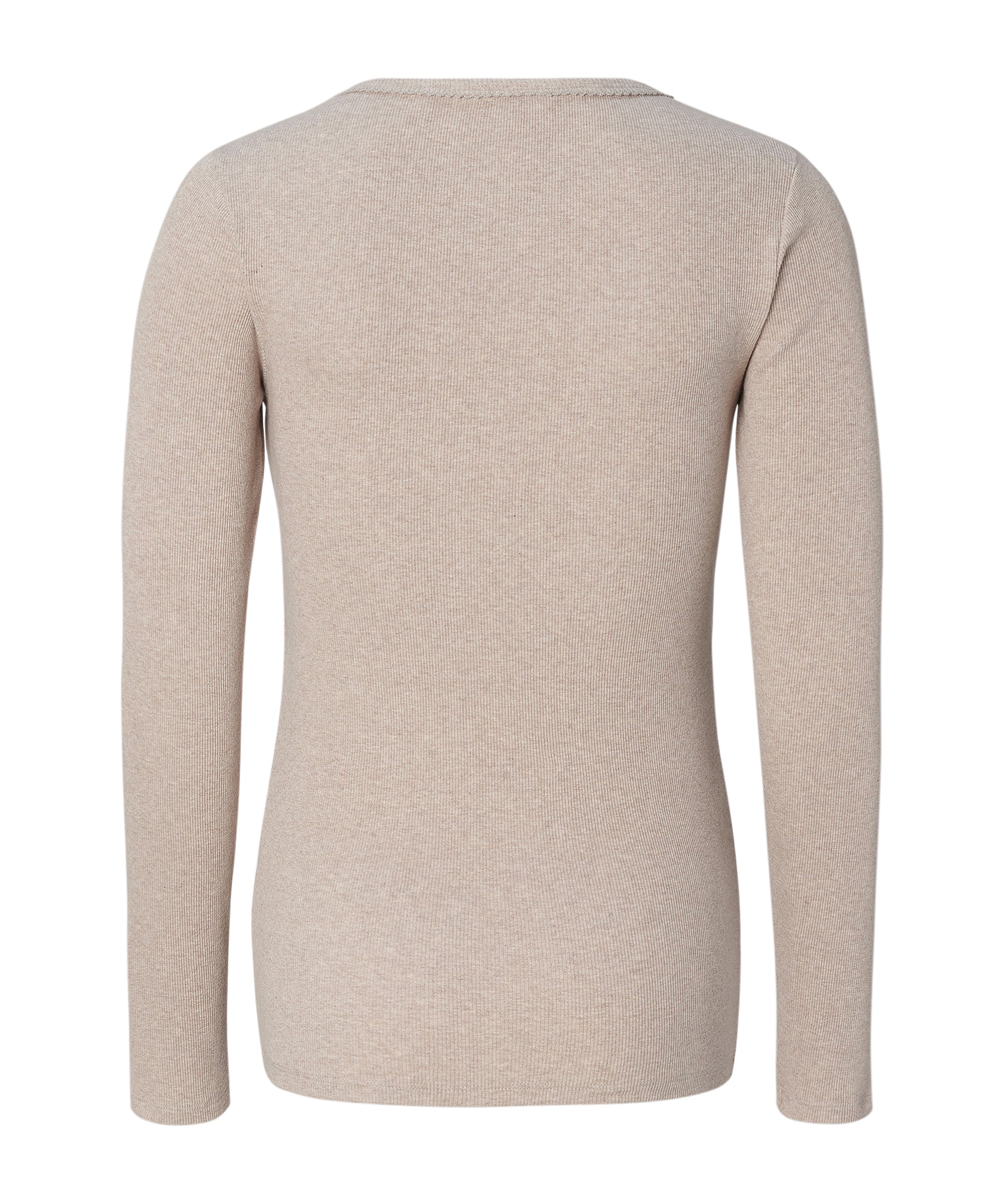 Noppies Maternity pyjamatop met voedingsfunctie amala-taupe-melange