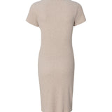 Noppies Maternity nachtjapon-met voedingsfunctie tami-taupe-melange