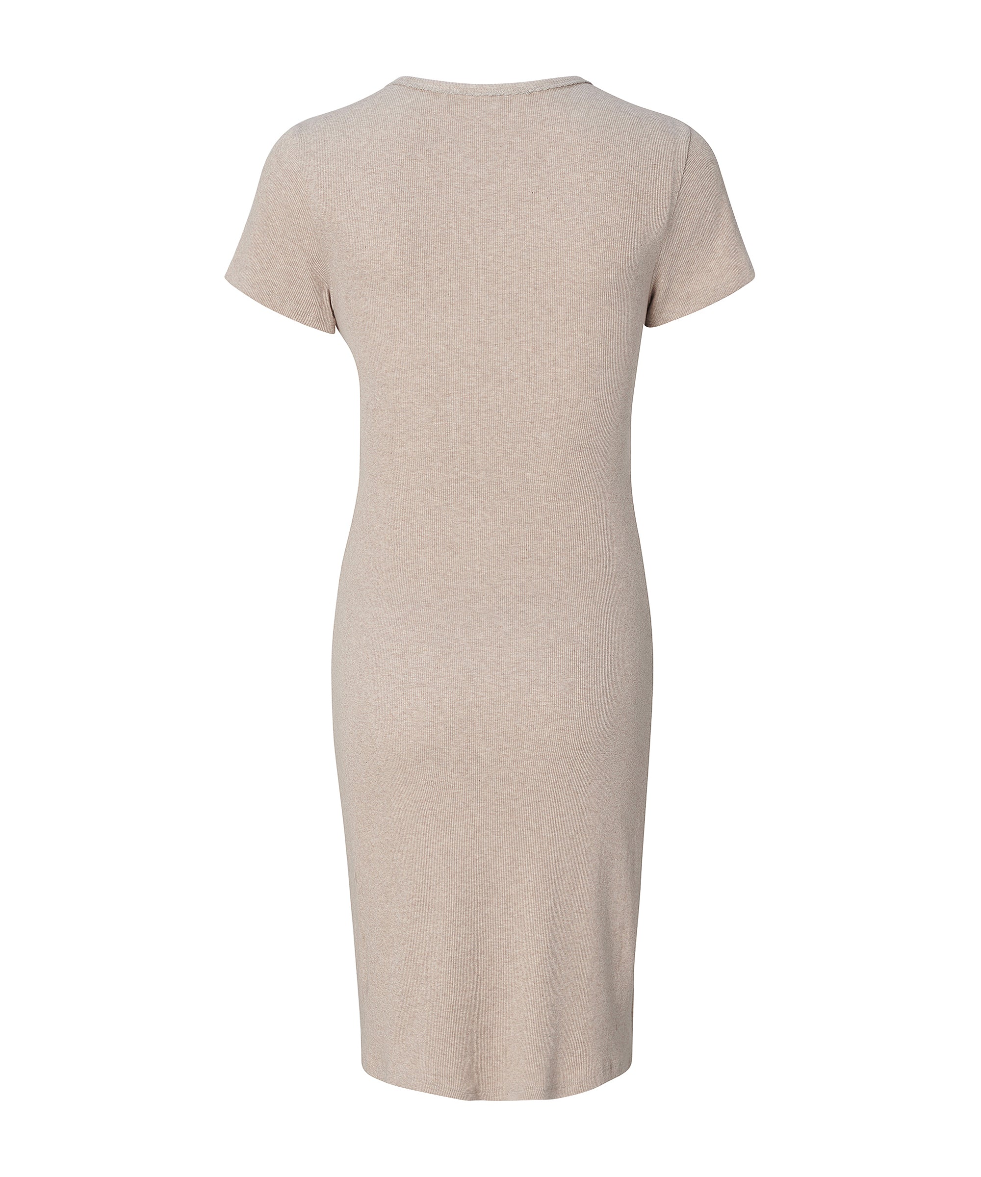 Noppies Maternity nachtjapon-met voedingsfunctie tami-taupe-melange