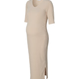 Noppies Maternity jurk keiko-light-sand