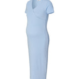 Noppies Maternity jurk met voedingsfunctie soiree-light-sky