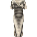Noppies Maternity jurk met voedingsfunctie soiree-cream-stripe