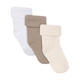 Noppies Newborn Sokken (3 paar) - Oatmeal