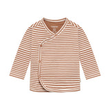 Noppies Newborn longsleeve stripe-mocha-mousse