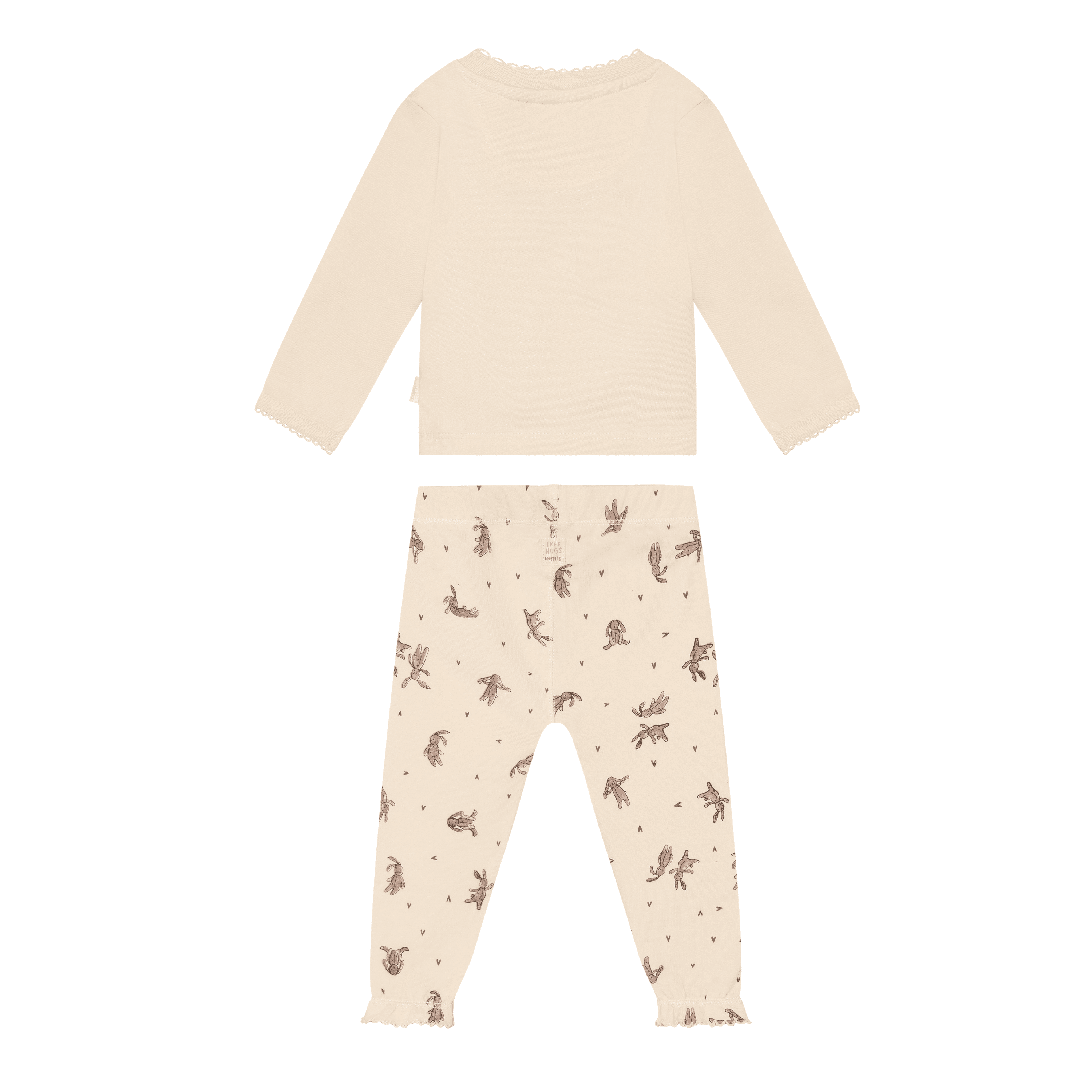 Noppies Newborn set-shirt buttercream