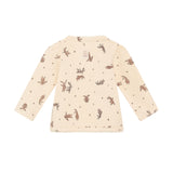 Noppies Baby longsleeve all-over-print buttercream