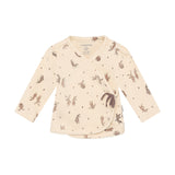 Noppies Baby longsleeve all-over-print buttercream