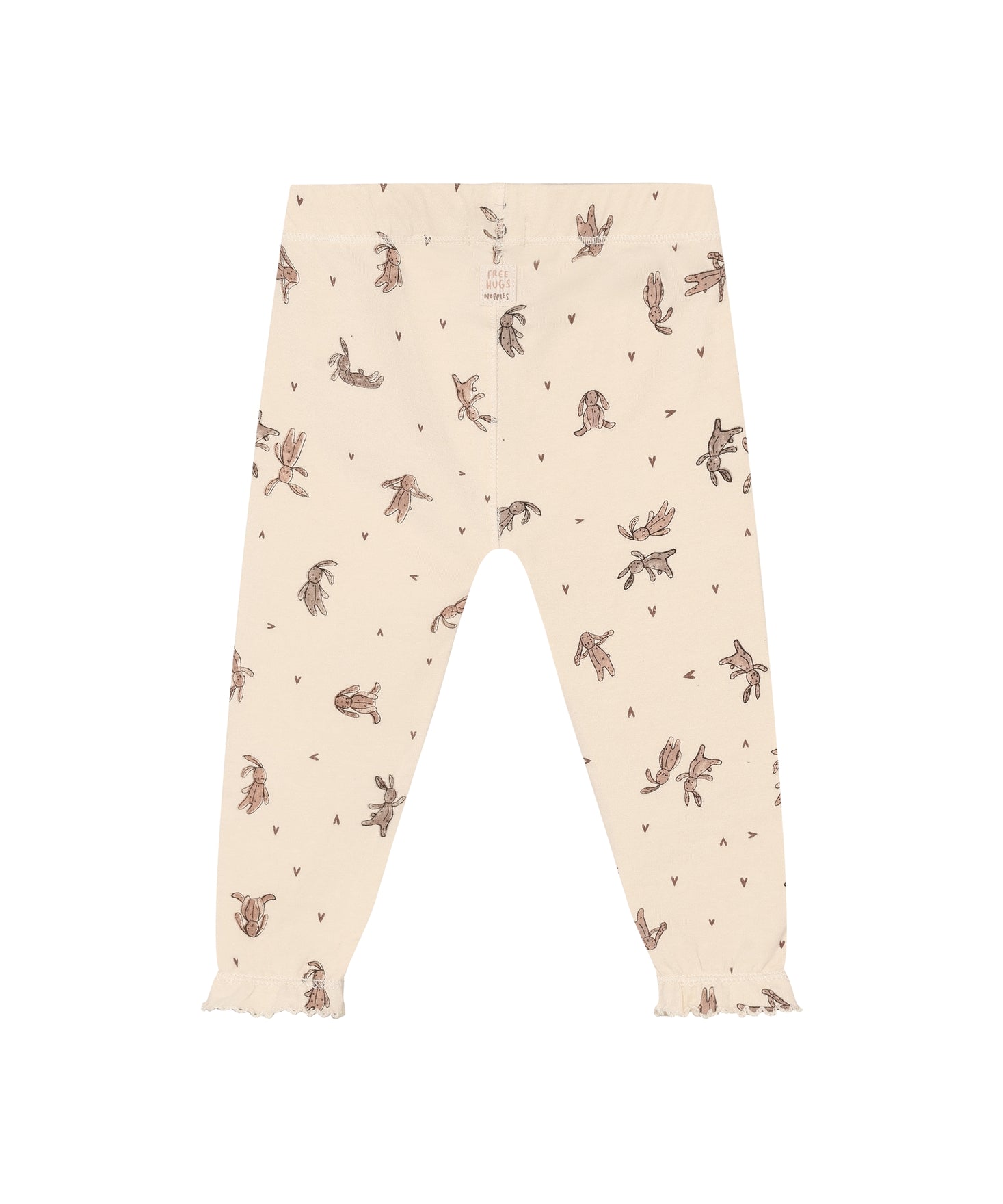 Noppies Newborn broek all-over-print buttercream
