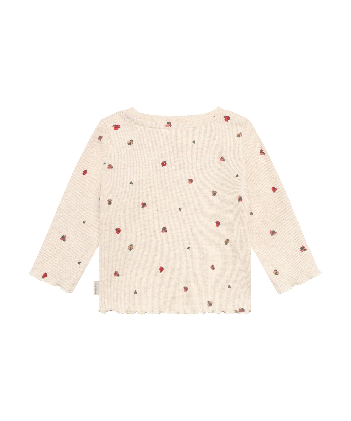 Noppies Baby longsleeve all-over-print sand-melange
