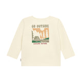 Noppies Baby longsleeve backprint whitecap-gray