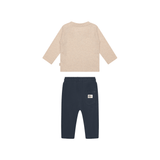Noppies Baby set-shirt met broek sand-melange