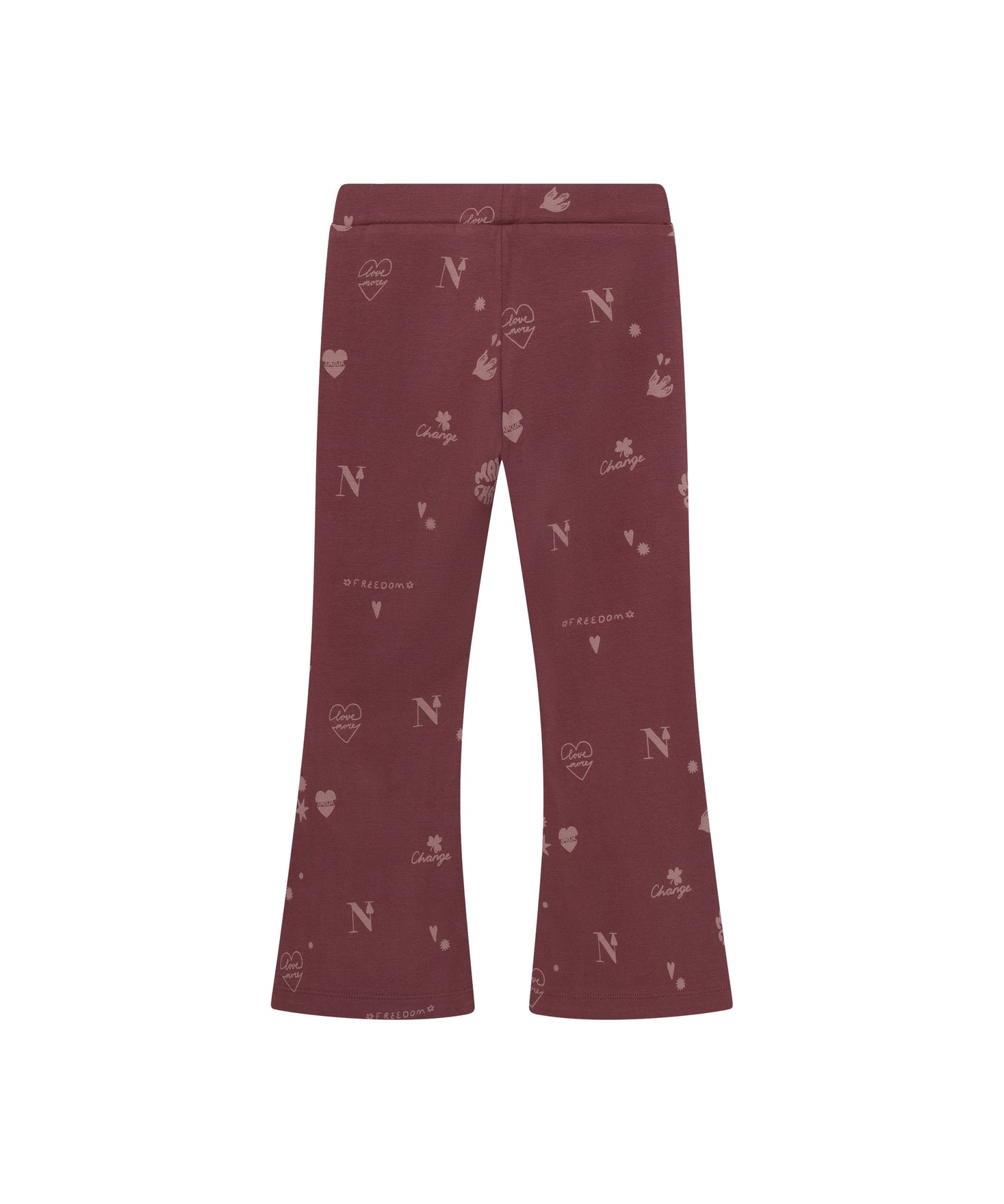 Noppies Kids legging flared-all-over-print crushed-berry
