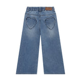 Noppies Kids broek wide-leg-washed-blue
