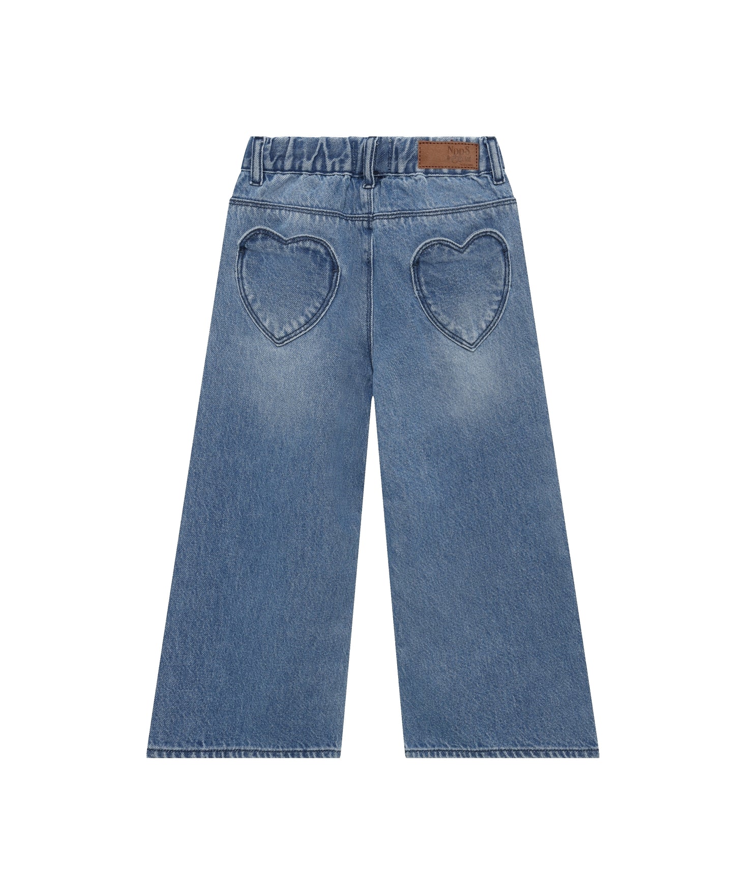Noppies Kids broek wide-leg-washed-blue