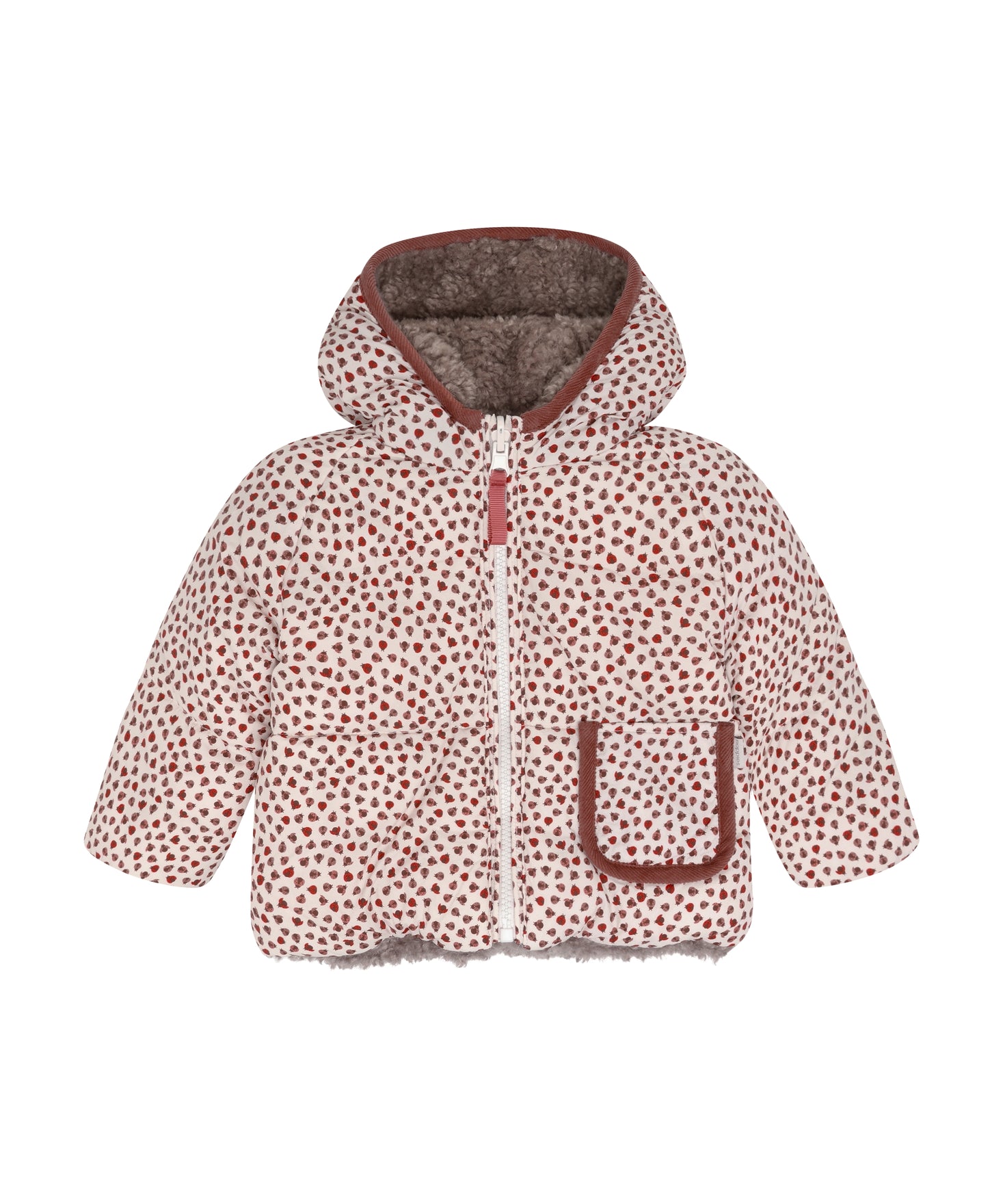 Noppies Baby winterjas reversible-whitecap-gray