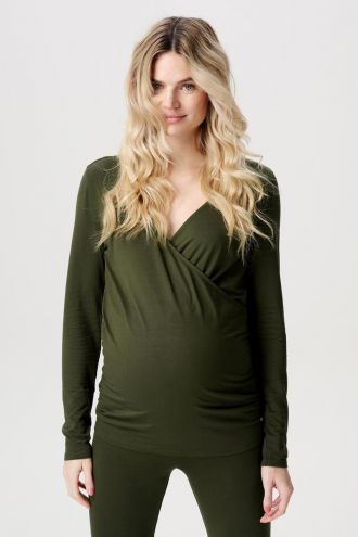 Noppies Maternity Voedingsshirt Langu - Forest Night