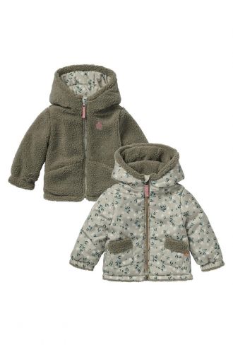 Noppies Baby Winter jacke Fleury - Reversible - Moss Gray