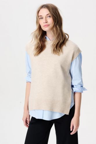 Noppies Maternity Pullover Antonio - Light Sand