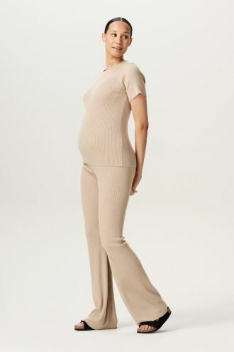 Noppies Maternity Pantalon casual Sierra - White Pepper