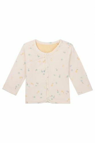 Noppies Baby Cardigan Obion - Reversible - Fruit pattern Off white