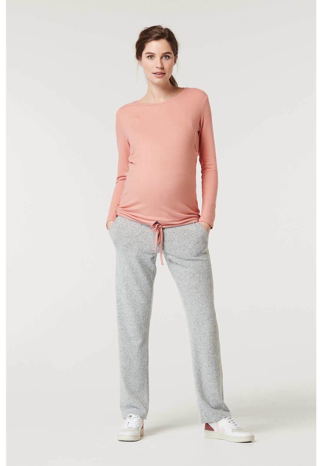 Noppies Maternity Lounge long sleeves Hamden - Canyon Clay