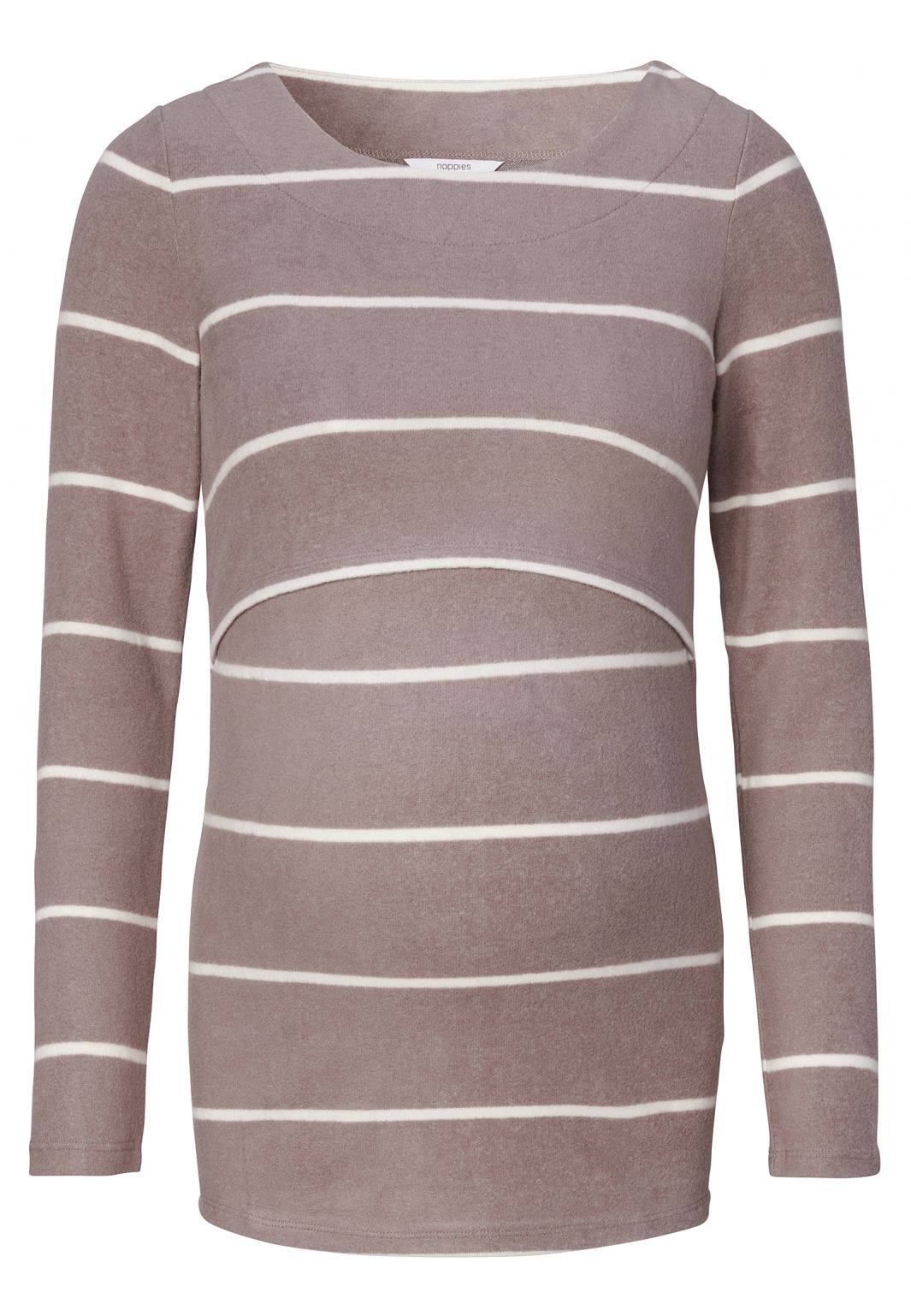 Noppies Maternity Lounge long sleeves Hela - Taupe Melange