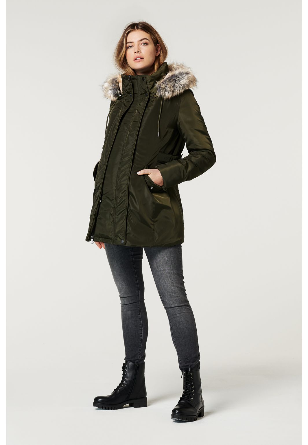 Noppies Winter coat Geneva - Olive