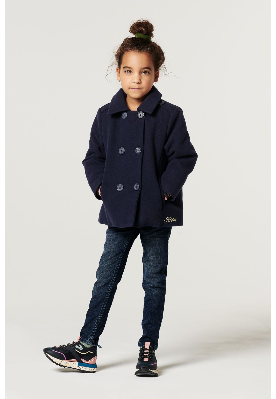 Noppies Trench coat Burari - Dark Sapphire