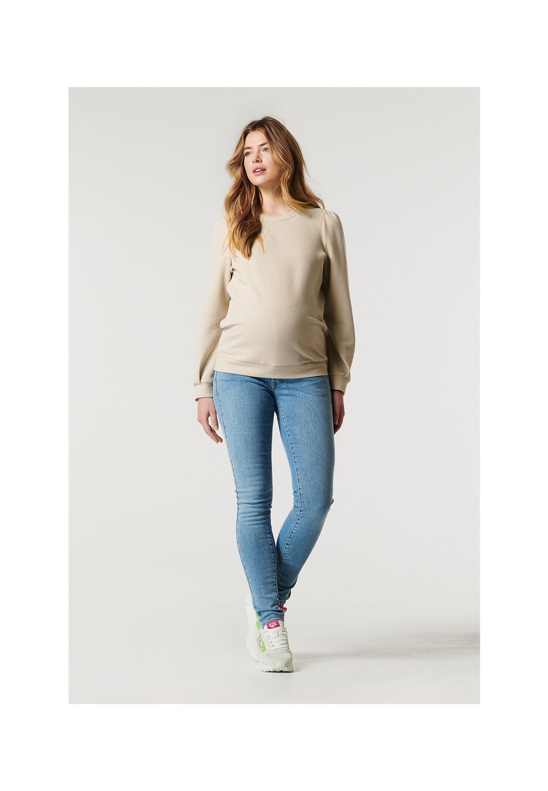 Noppies Nursing Jumper Kent - Oatmeal