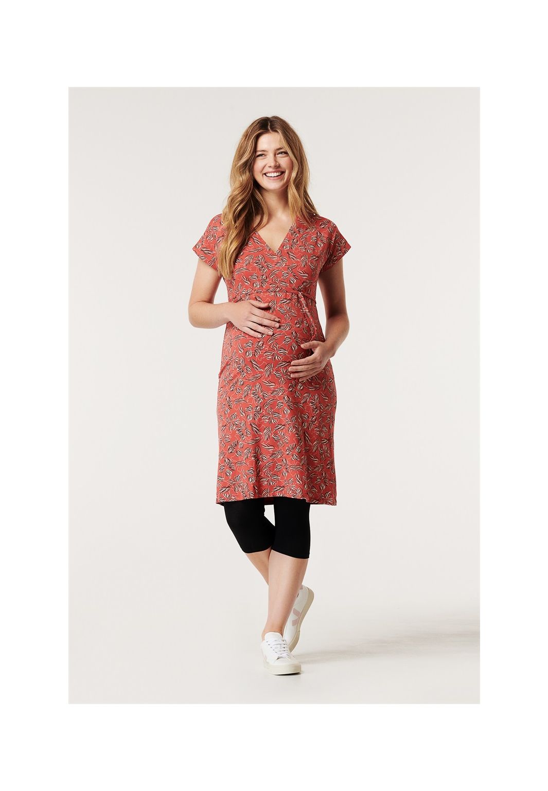 Noppies Nursing dress Marvell - Hot Sauce