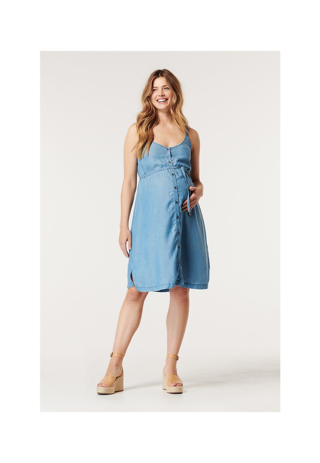 Noppies Nursing dress Naomi - Medium Wash