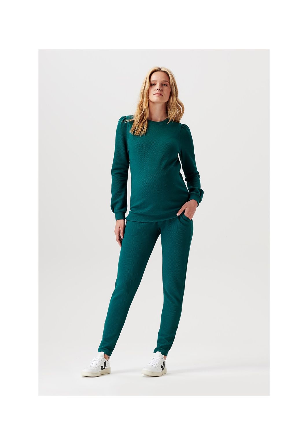 Noppies Nursing Jumper Onset - Deep Teal