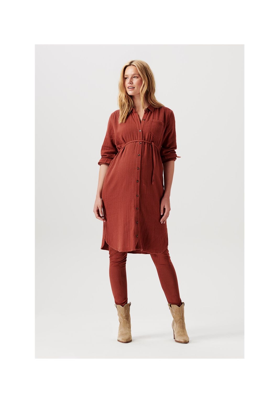 Noppies Nursing dress Onix - Henna