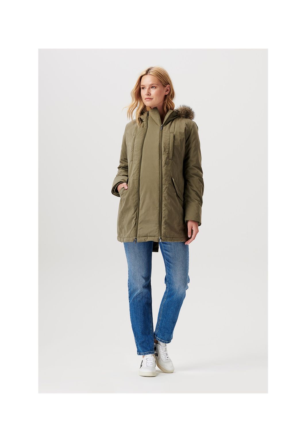 Noppies Winter coat Palus 3-way - Dusky green