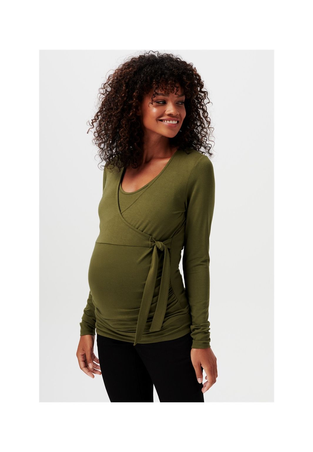 Noppies Nursing shirt Odellal - Dark Olive