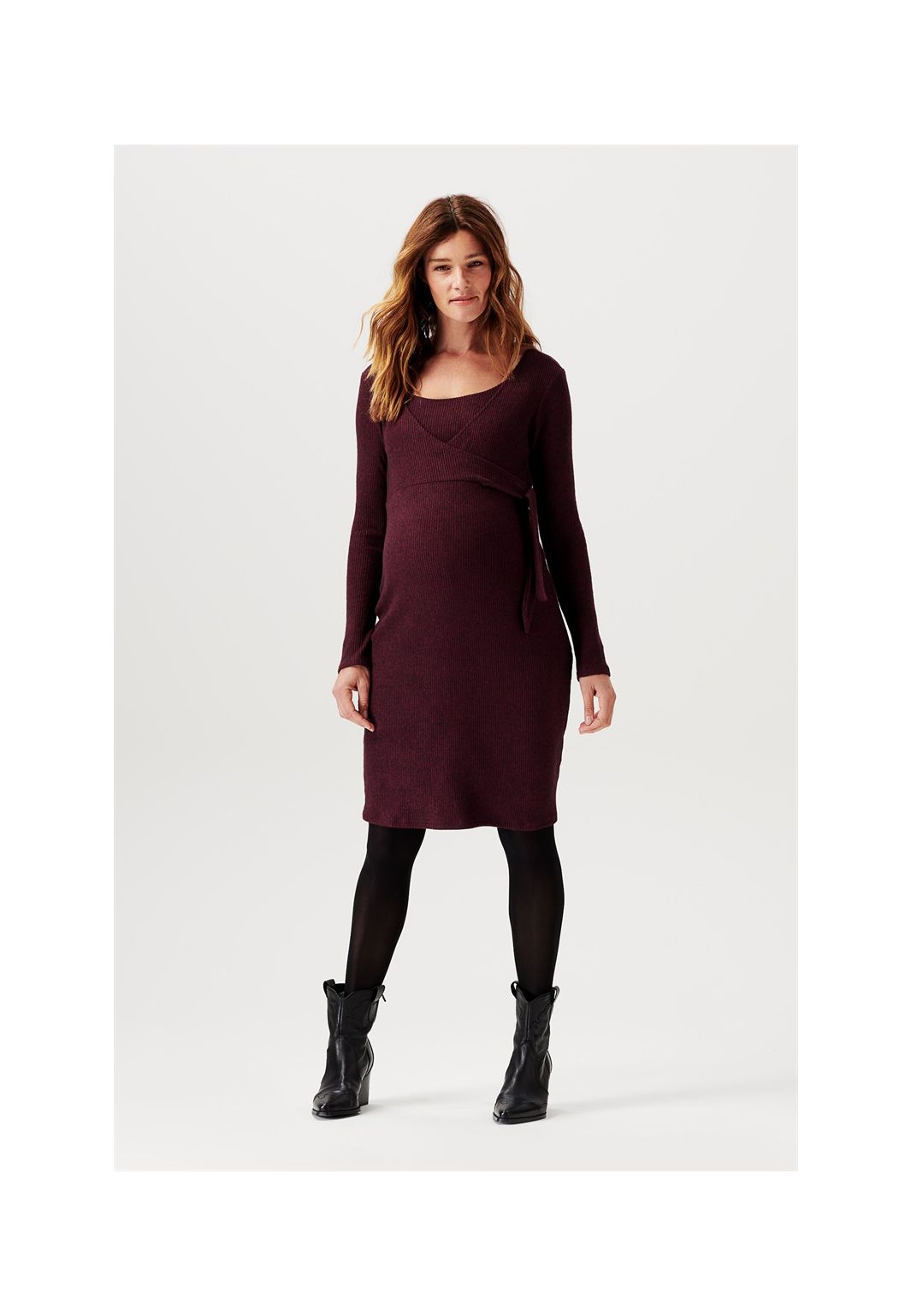 Noppies Nursing dress Redan - Tawny Port