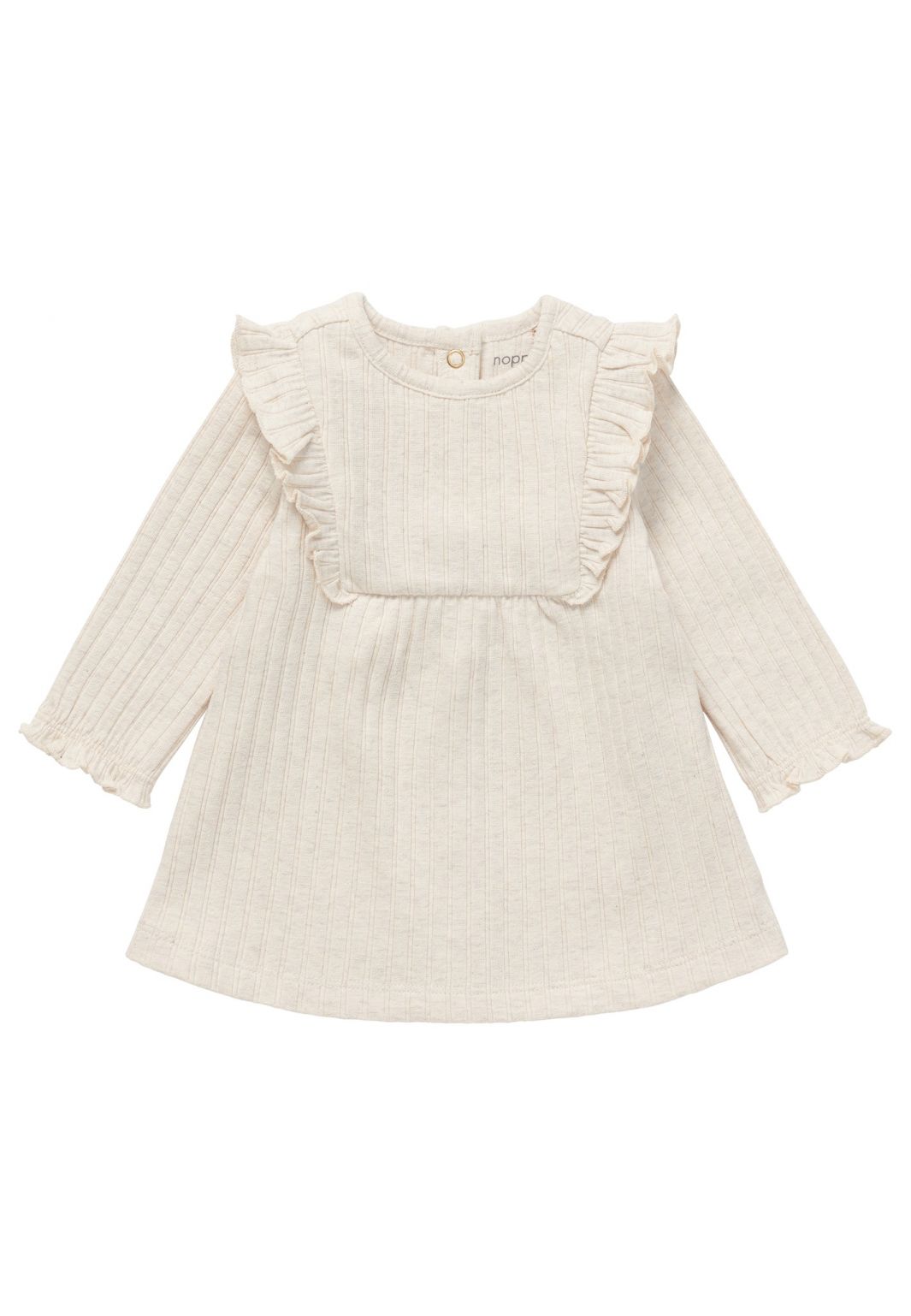 Noppies Baby Dress Lowell - Oatmeal