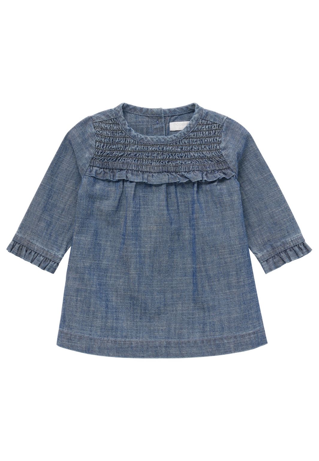 Noppies Baby Dress Lanexa - Medium Blue Denim