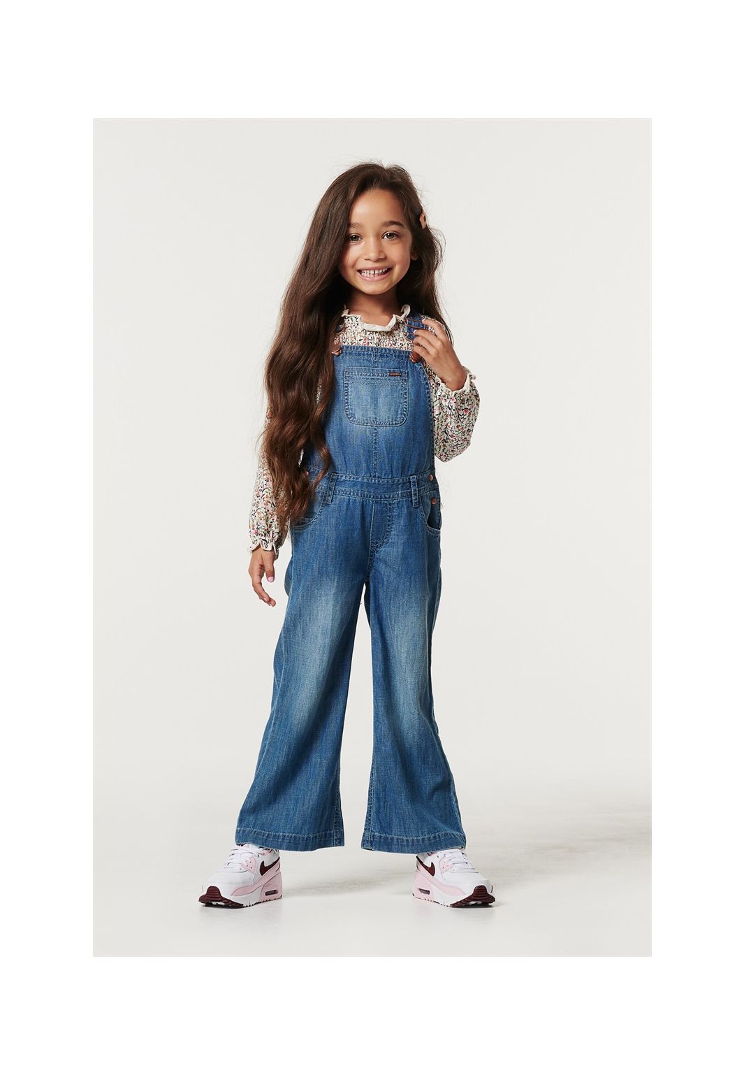 Noppies Dungarees flared Gothenburg - Medium Wash