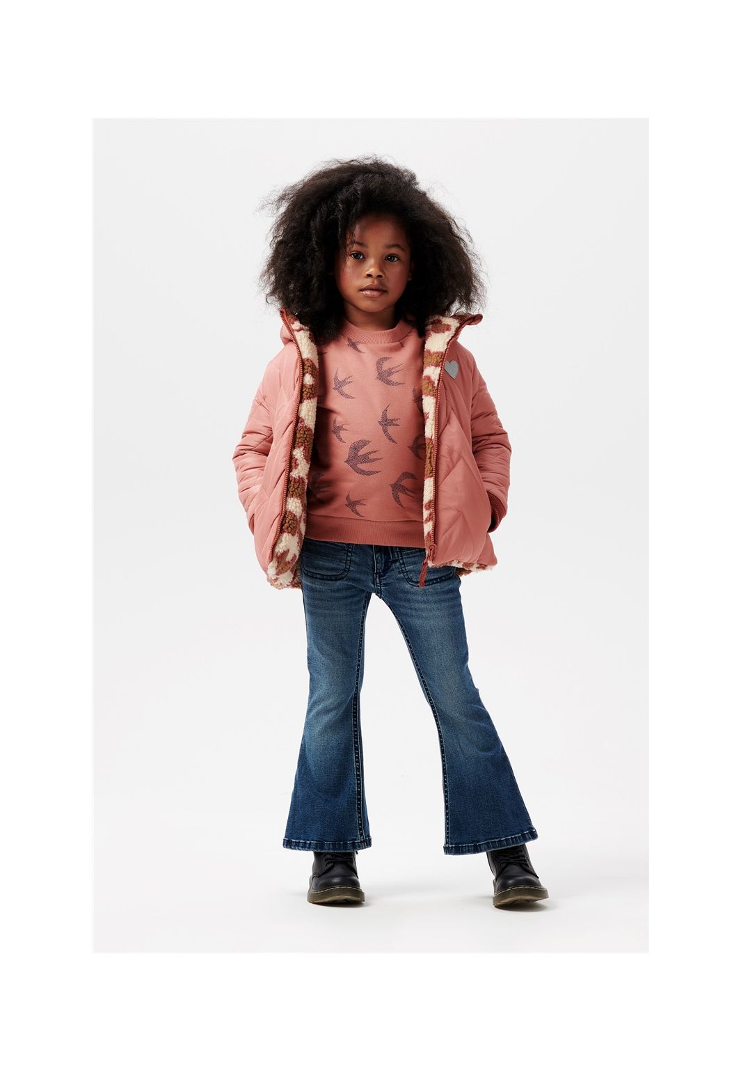 Noppies Kids Winter jacket Nieuwaal - Reversible - Cedar Wood