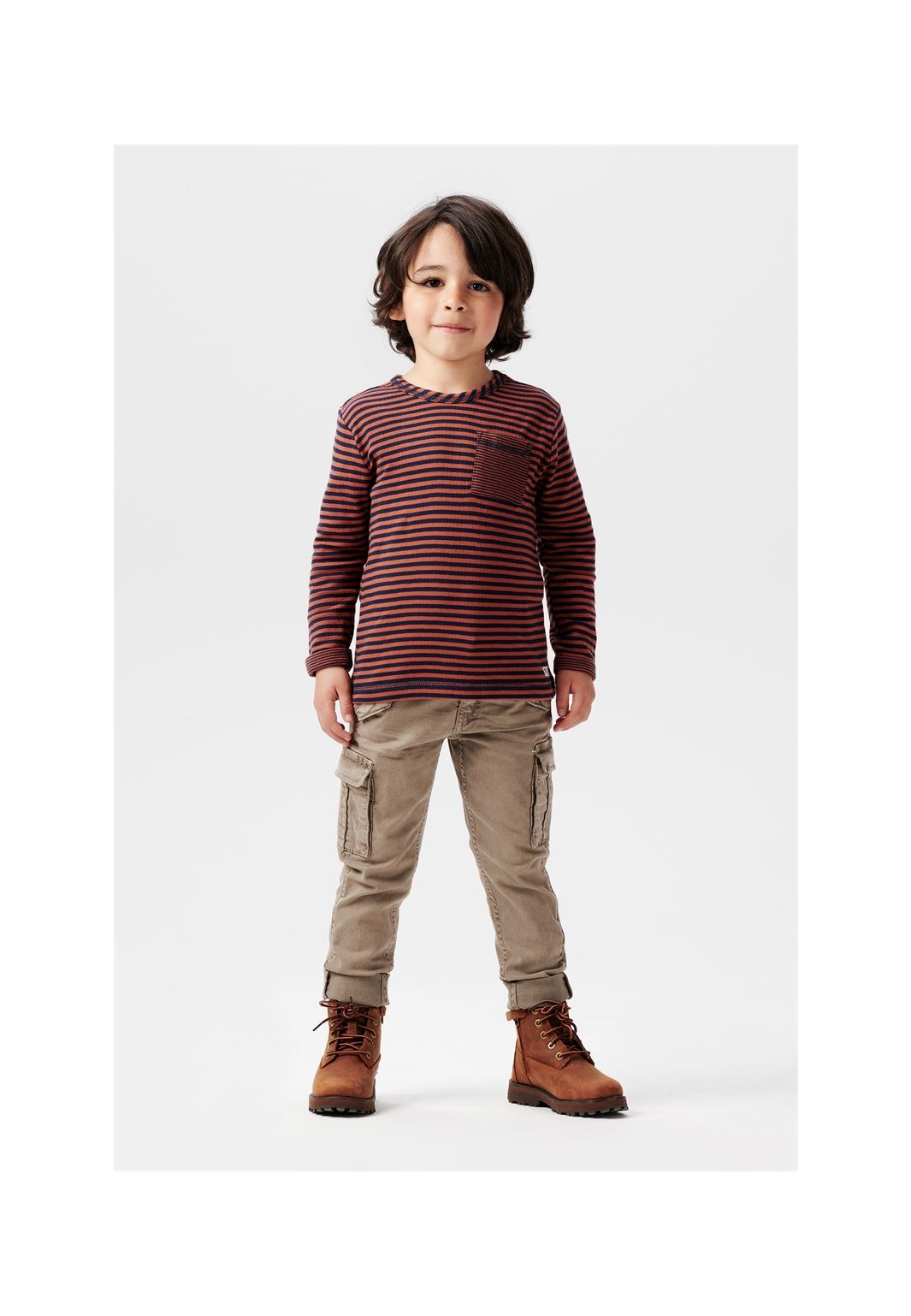 Noppies Kids Longsleeve Kingman stripe - Black Iris